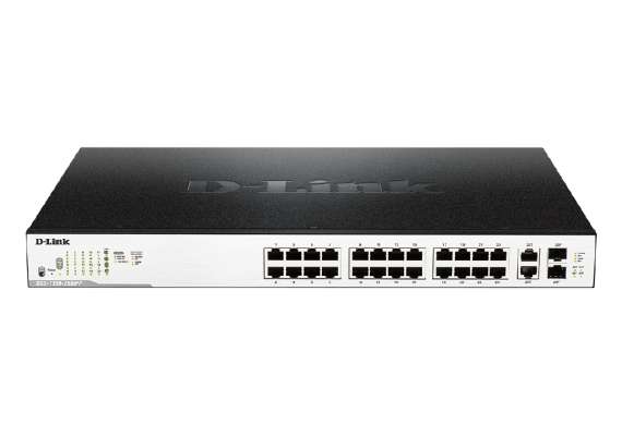 D-Link DGS-1100-26MPP 24 Ports 10/100/1000Mbps PoE++ Smart Gigabit Switch